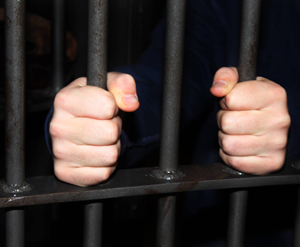 in jail